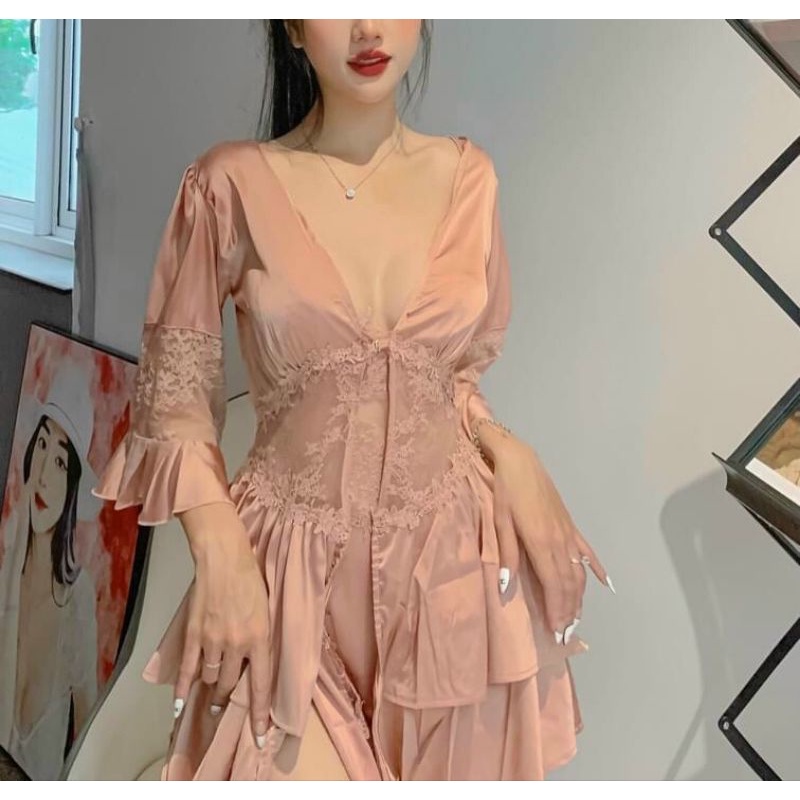 Set choàng 2 món ren lụa cao cấp hàng sẵnHÀNG SẮN SÔ LƯỢNG