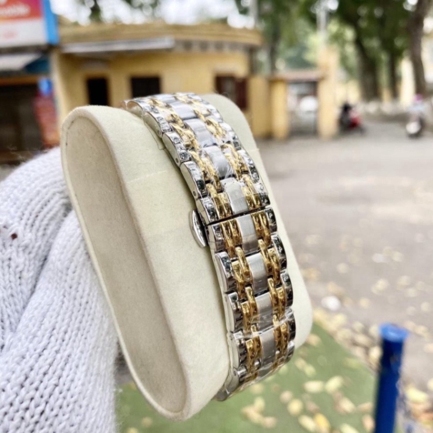 Đồng Hồ Nam omega Sapphire OM047 ĐEN Mặt Trăng khuyết Máy Pin Nhật Chống Xước Tuyệt Đối