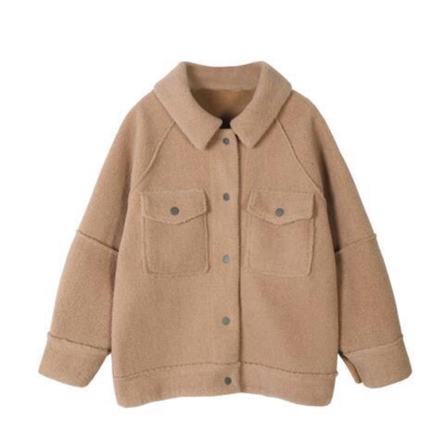 Áo khoác lông cừu(oder quảng châu) mã 021