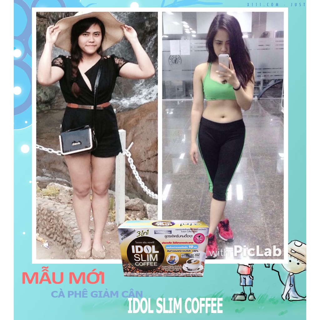 Cà Phê Idol Slim Thái Lan Giảm Cân cấp tốc nhanh detox giảm béo cafe không phải thuốc giảm cân