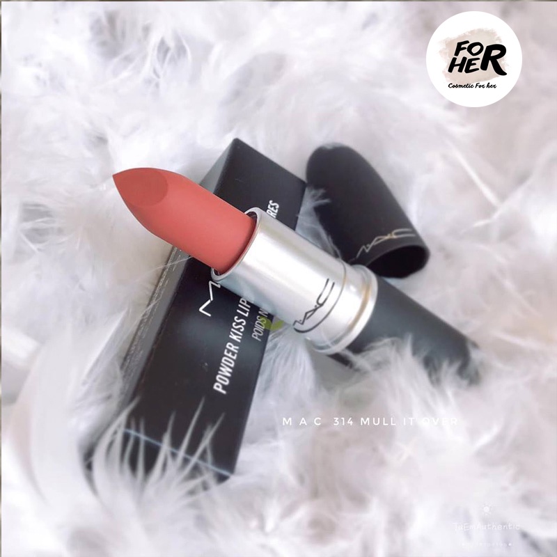 Son MAC Chính Hãng 314 Mull It Over Màu Hồng Nude - Powder Kiss