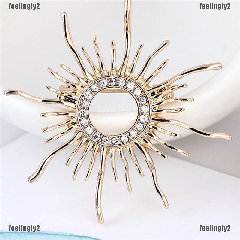 ❤Mặt Trời❤ Ghim Cài Áo Hình Bông Hoa Tráng Men Xinh Xắn Cho Nữ