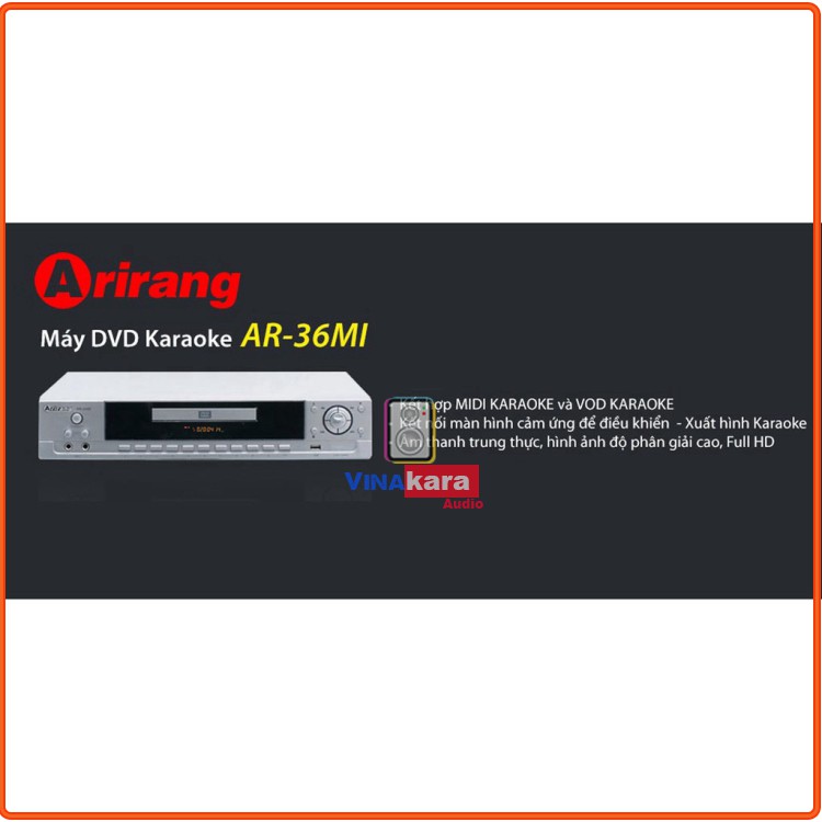 Đầu Karaoke Arirang AR-36MI (Trắng) Chính hãng