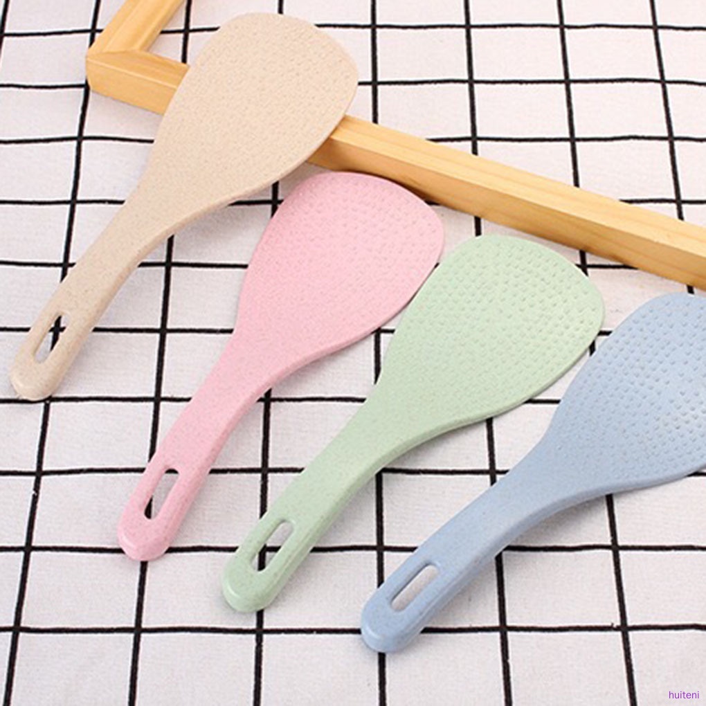 Muỗng để xới cơm bằng xơ lúa mạch chống dính tiện dụng cho nhà bếp