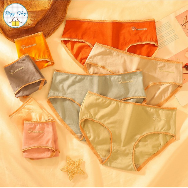 [Hàng Loại 1] Quần Lót, Quần Chíp Nữ Cotton Y Tế Kháng Khuẩn Ôm Eo, Co dãn, Thoáng Mát | BigBuy360 - bigbuy360.vn