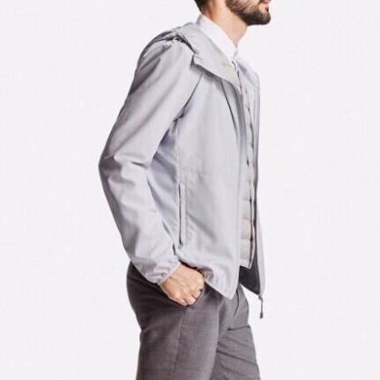 Áo gió Nam uniqlo 2 lớp lót lưới ®️