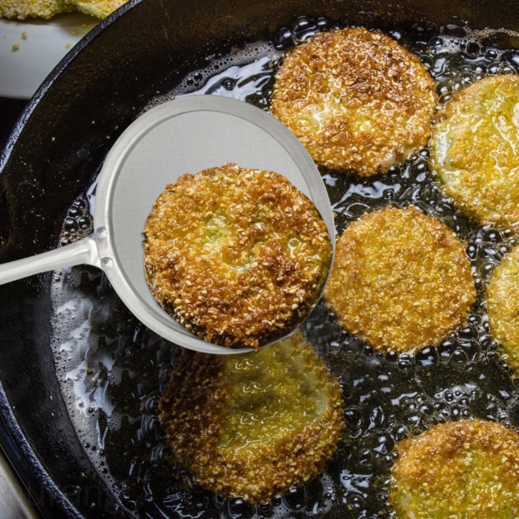 Dụng cụ rây bột bằng thép không gỉ với tay cầm dài tiện dụng cho nhà bếp