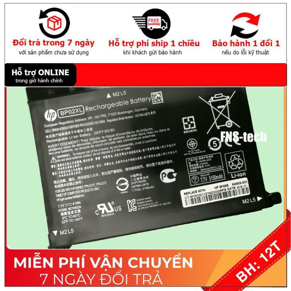 [BH12TH] ⚡[Pin .] PIN HP Pavilion 15 15-AU 15-AW BP02XL HSTNN-LB7H