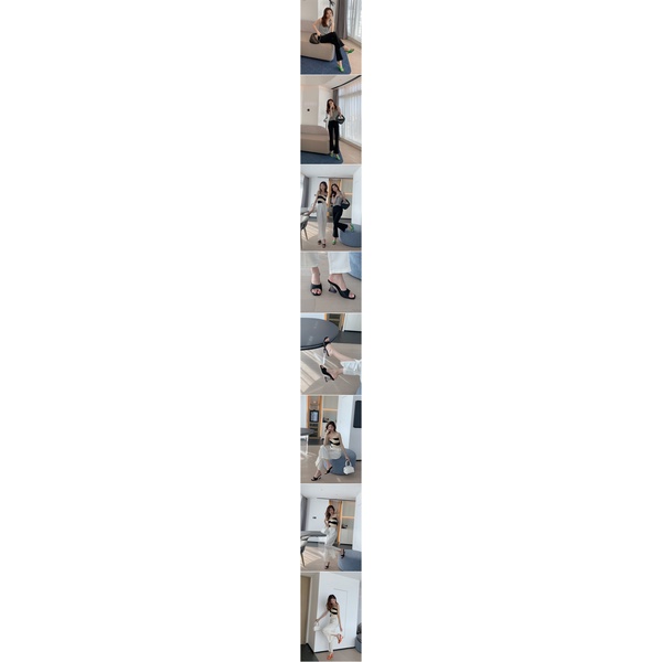 Giày Cao Gót Nữ Bằng Da Nhiều Màu Sắc 3.35 Inch Gót Cao Size Lớn 35-42