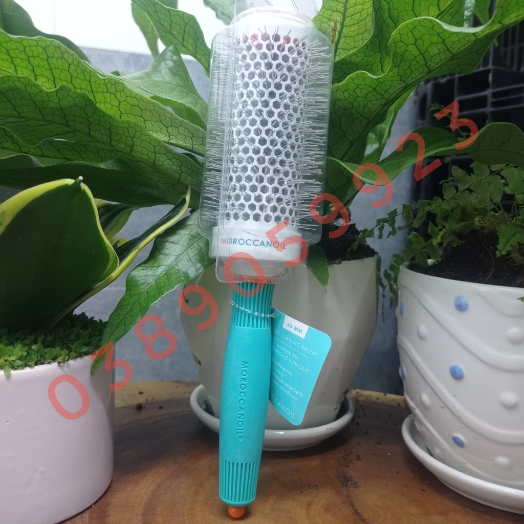 [Chính Hãng]Lược tròn gốm sấy xoăn MOROCCANOIL CERAMIC Round Brush