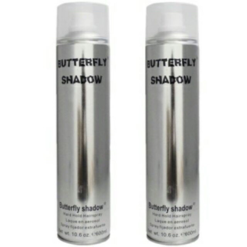 Gôm xịt tóc Butterfly Shadow 150ml 320ml 600ml Chính hãng, Gôm bạc giữ nếp tạo kiểu nam nữ GM01