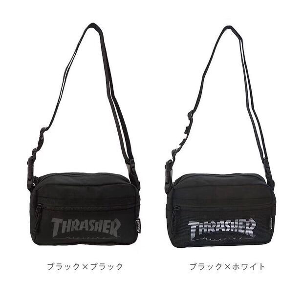 Túi đeo chéo in chữ Thrasher thiết kế thời trang nam