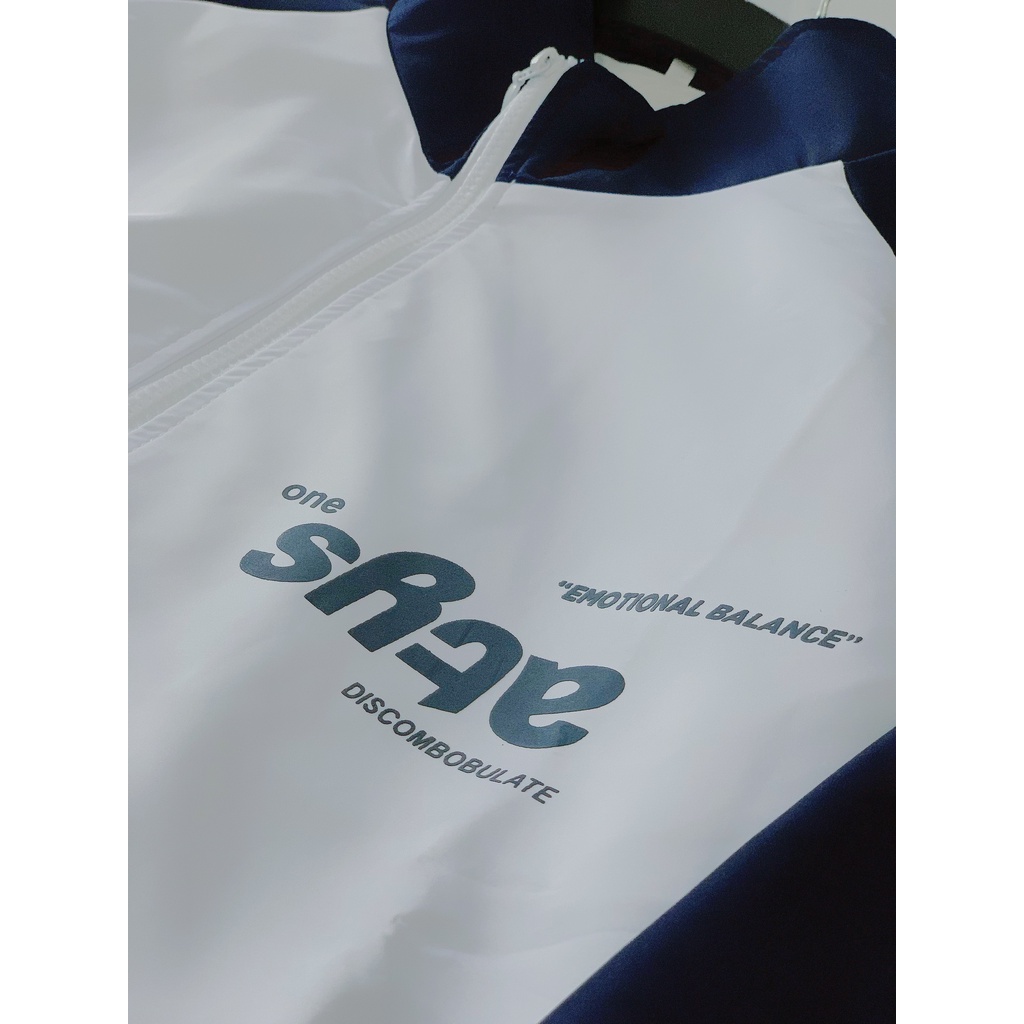 Áo khoác dù nam nữ ATYS , áo khoác gió local brand unisex , jacket form rộng size us cổ cao zip 2 lớp - Gin store