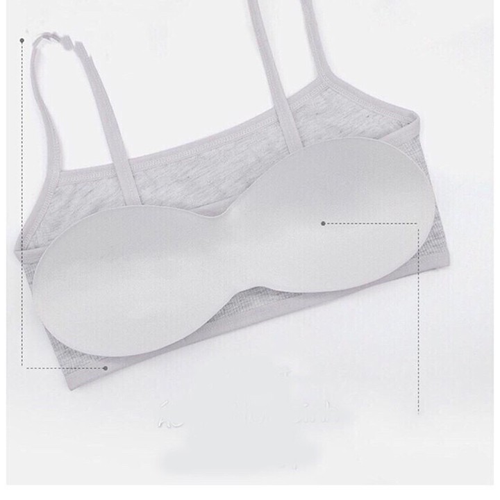 Áo lá học sinh -áo lá có mút không gọng-áo lót cho bé gái tuổi dậy thì | BigBuy360 - bigbuy360.vn