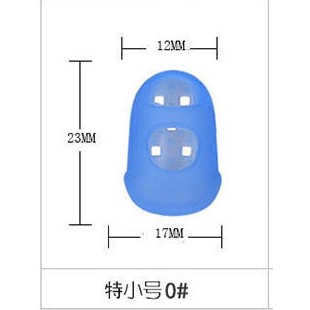 1pc Đầu bọc ngón tay bên trái chất liệu silicon cho người mới chơi đàn ghita