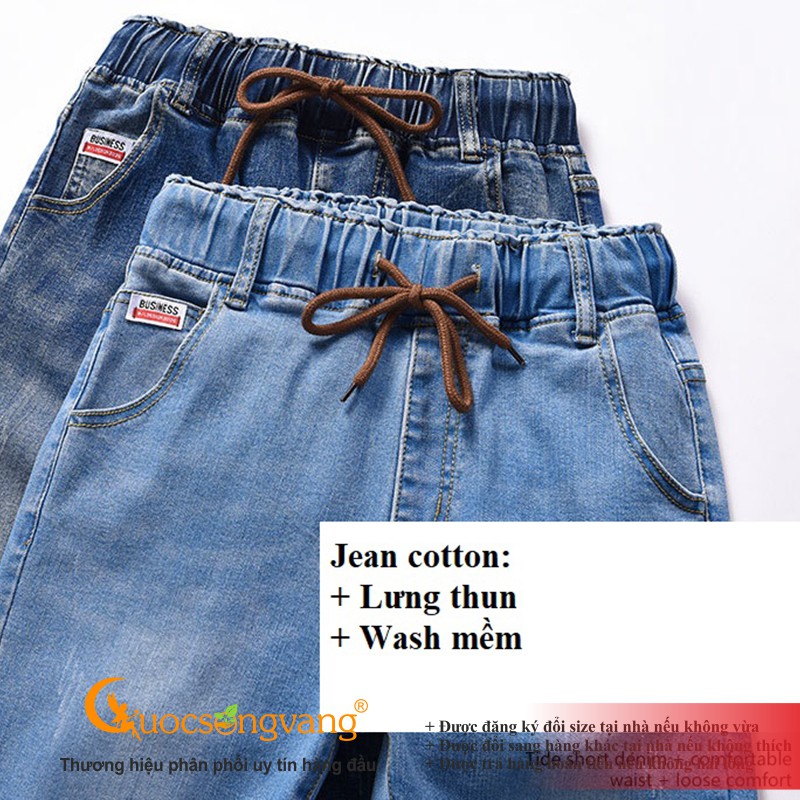 Quần lửng lưng thun quần jean lửng lưng cao GLQ121 | WebRaoVat - webraovat.net.vn