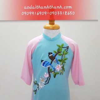 Áo dài cách tân thêu  cao cấp