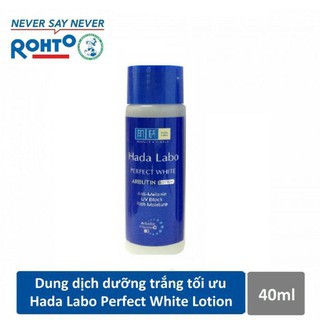 Dung dịch dưỡng trắng vượt trội lotion Hada labo Perfect White 40ml/20ml