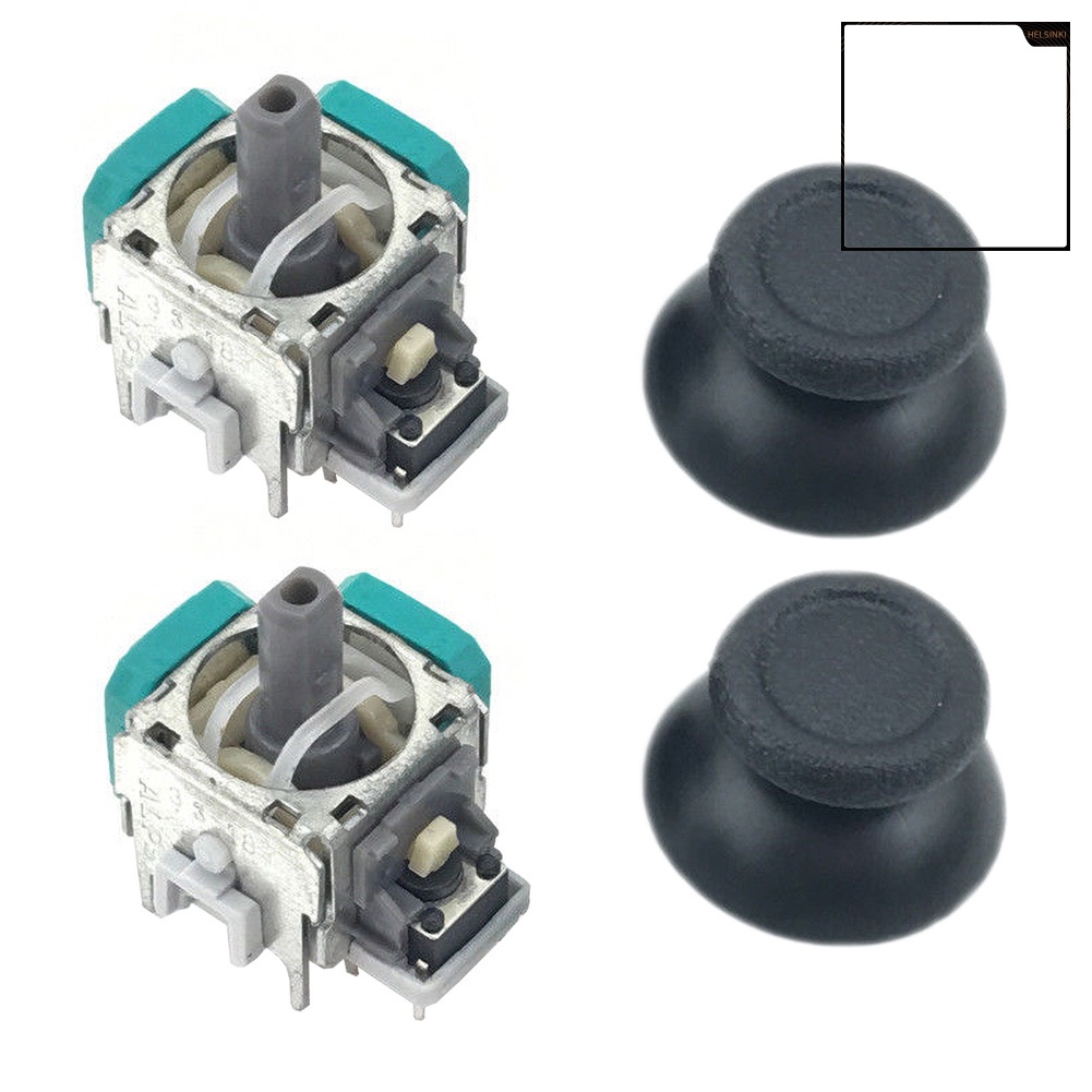 HEL ·  2Pcs Analog Thumb Joystick Repair Parts Dualshock Replacement for PS4 Controller