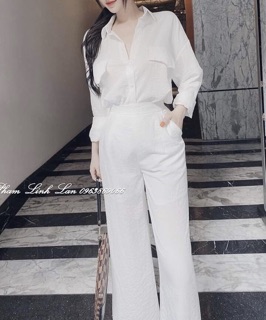 SET ĐŨI SƠ MI QUẦN SUÔNG TRẮNG