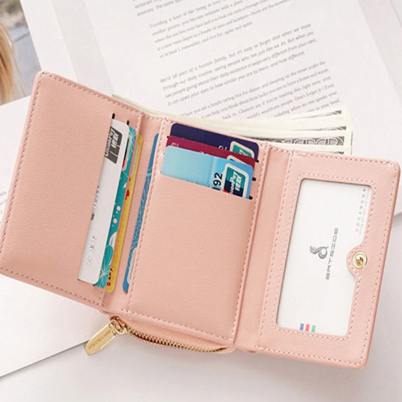 Ví Nữ Ngắn Mini Cầm Tay BATSIOE Nhỏ Gọn Nhiều Ngăn Đựng Tiền Đựng Thẻ Chất Da Cao Cấp Cực Đẹp BS03 - Tukado | BigBuy360 - bigbuy360.vn