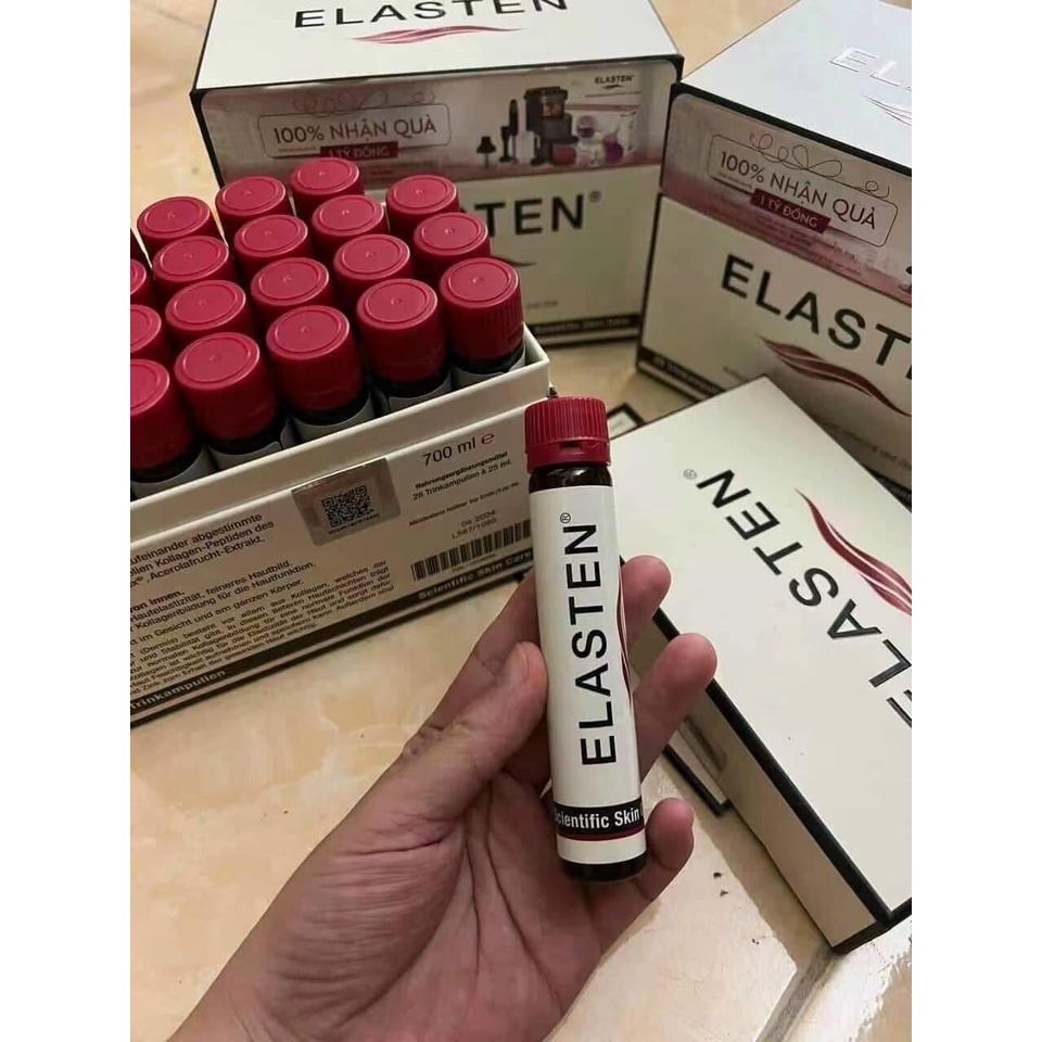 Collagen Thuỷ Phân Cao Cấp Đức Elasten Kollagen - Hộp 28 ống x25ml