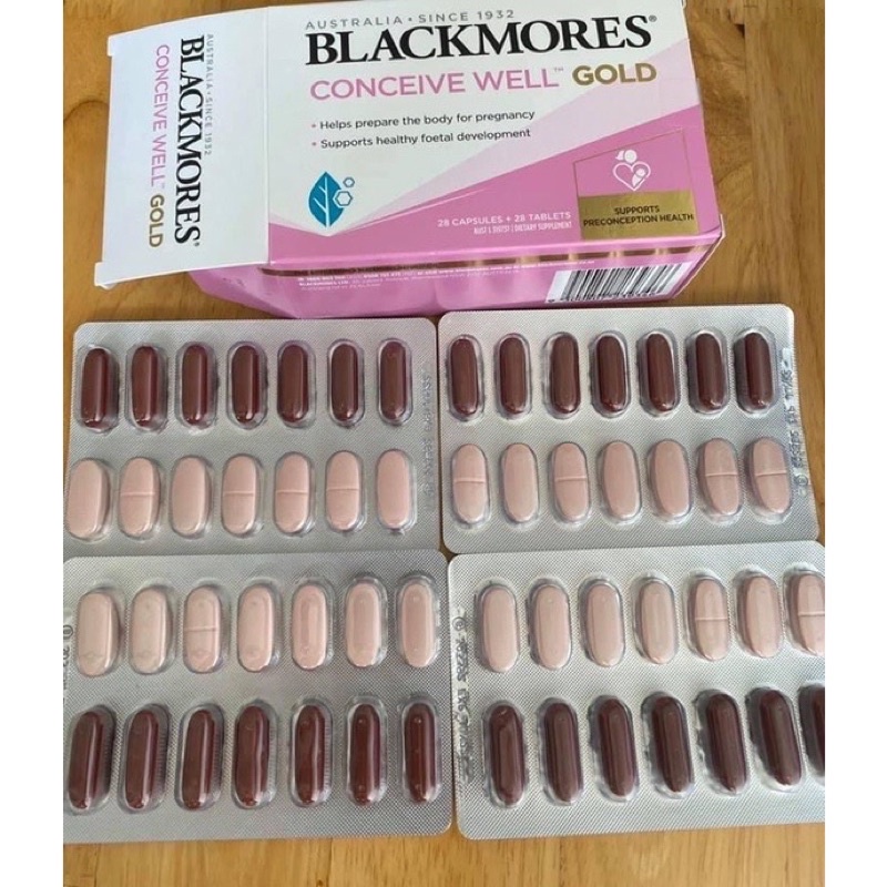 Combo chuẩn bị trước bầu, tăng khả năng thụ thai - Menevit, Hàu Oster plus, Bổ trứng, Dầu anh thảo Blackmores, Vitamin E