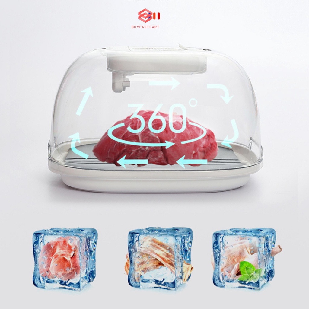 Máy rã đông thực phẩm lạnh Kayuso JY210801 giữ tươi bằng công nghệ ion âm - Hàng chính hãng