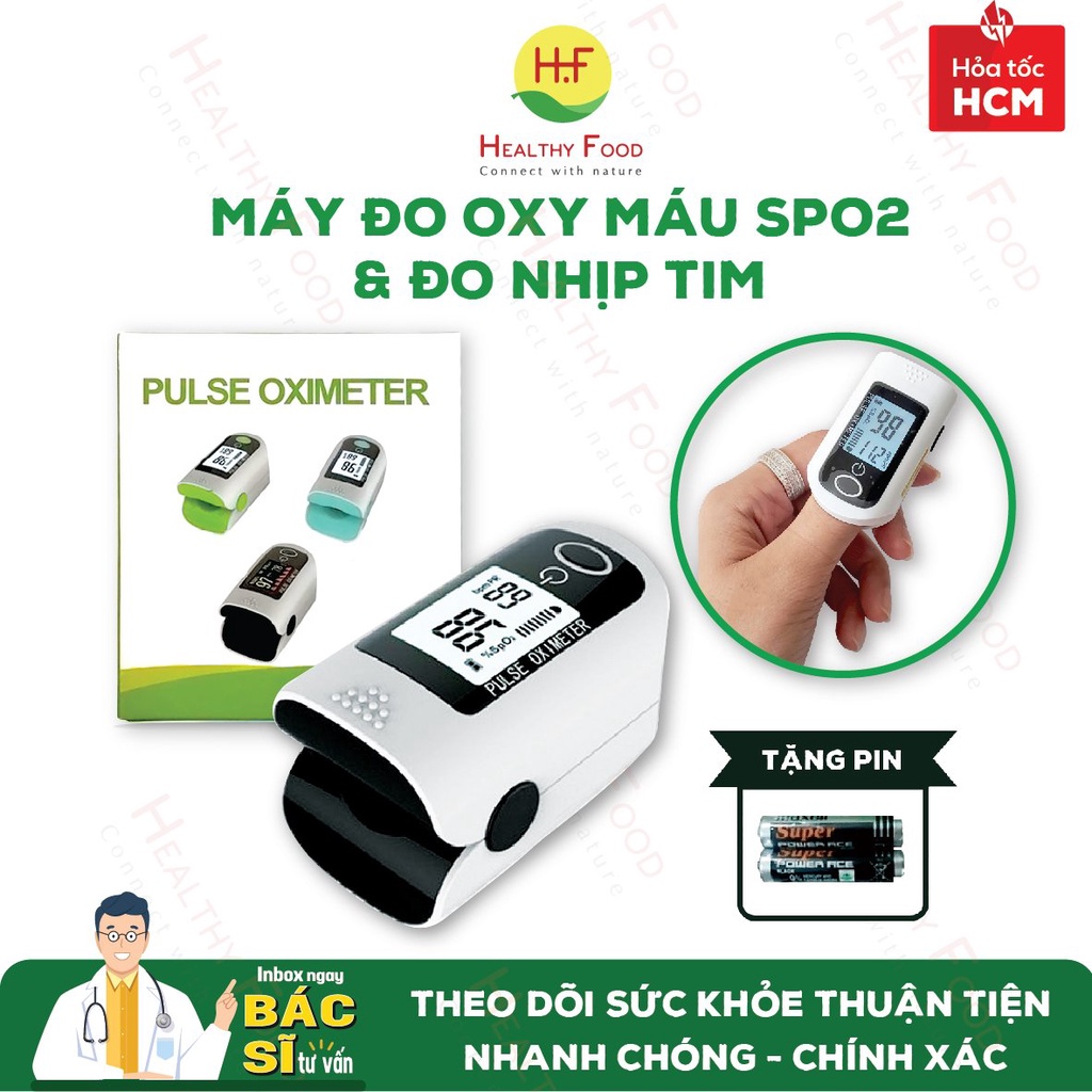 [TẶNG KÈM PIN] - Máy đo nồng độ oxy trong máu (SPO2), đo nhịp tim LK88/Tanaka X1805 - Chính xác, dễ sử dụng