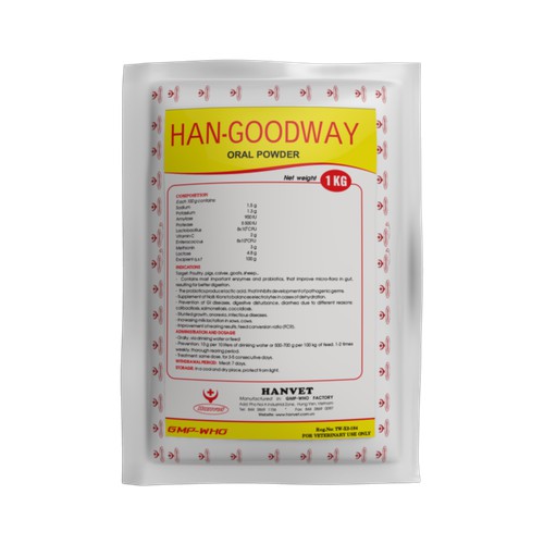 100 gam hàgoodway tăng cườn sức đề kháng cho vật nuôi