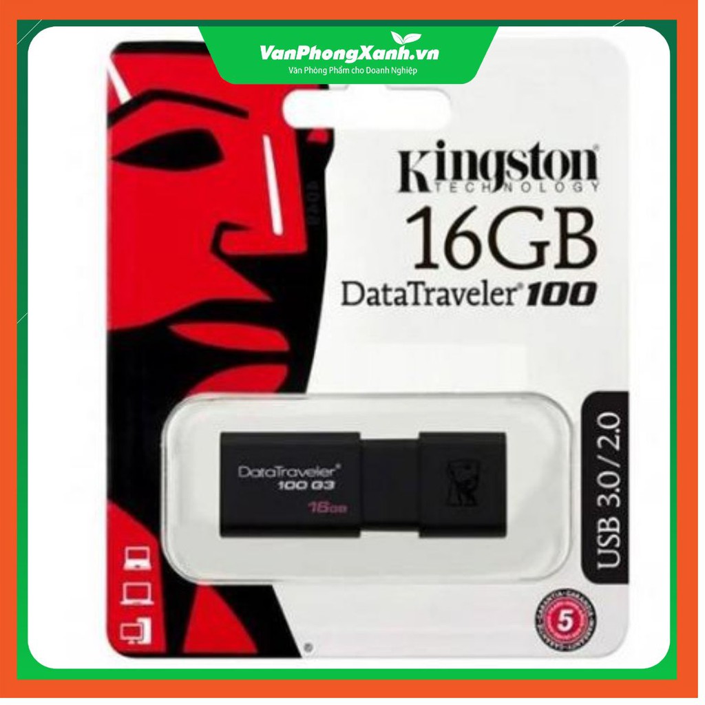 USB Kingston 3.0/2.0 DataTraveler 100 G3 16GB