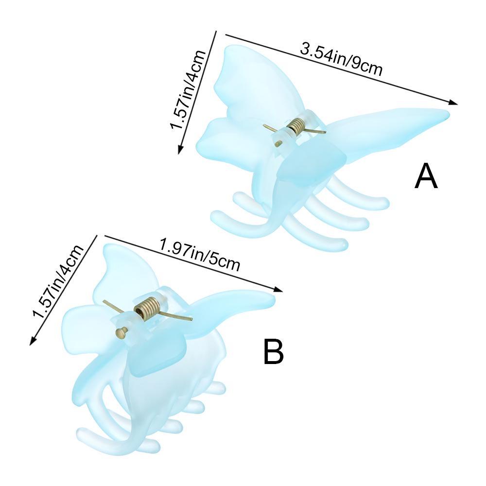 Kẹp Tóc Bướm Acrylic Bán Trong Suốt Thời Trang MIHAN1