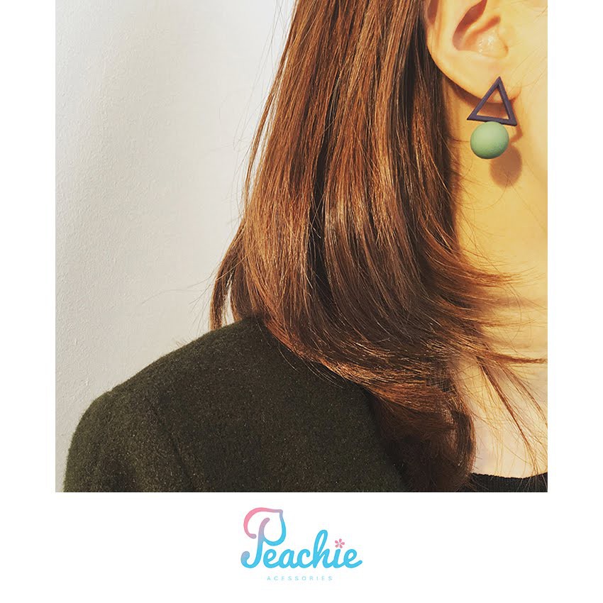 Khuyên tai bạc Peachie [CHÍNH HÃNG] mã 073