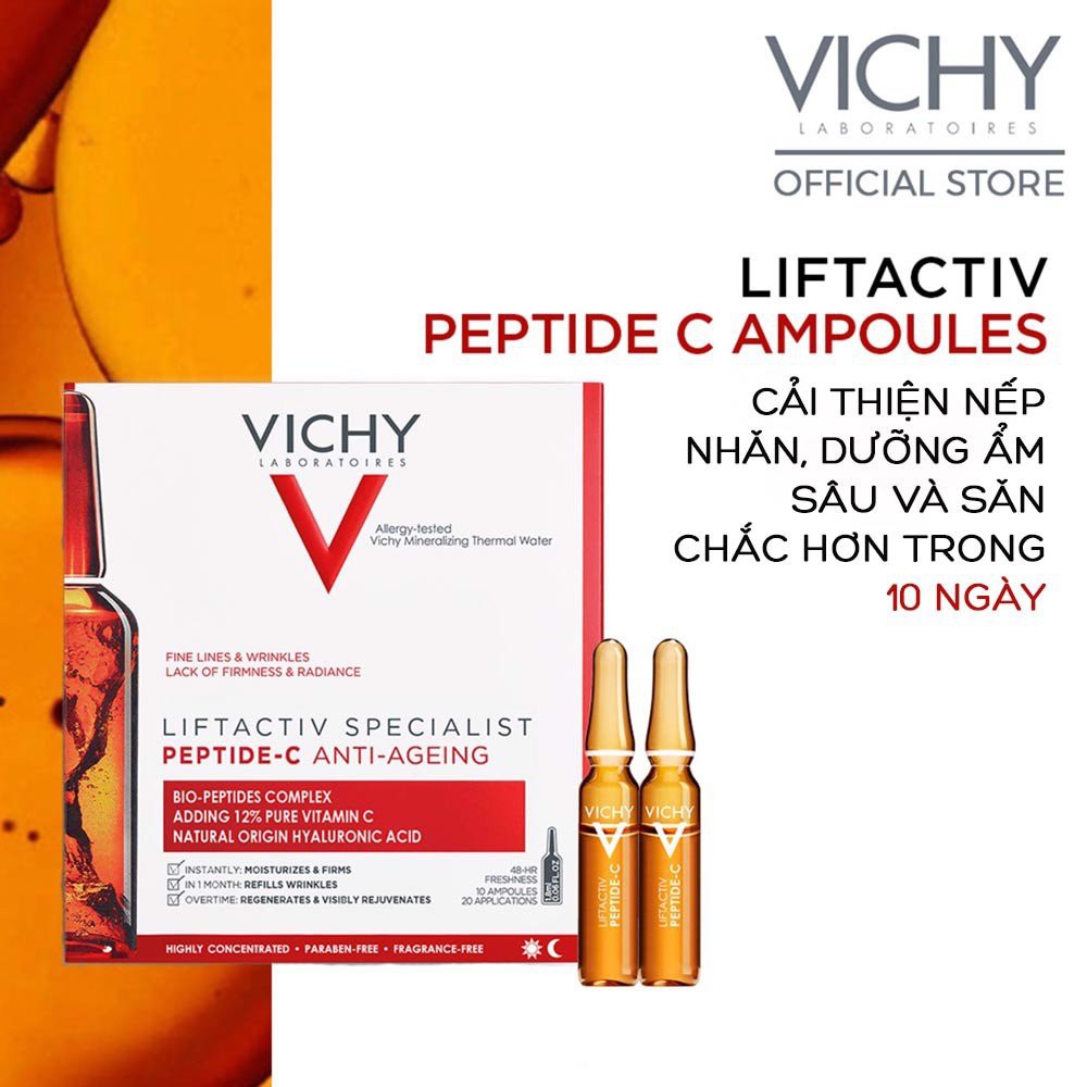 Tinh Chất Vichy Peptide-C Ampoule phục hồi da và chống lão hoá (Web Vichy Trung)