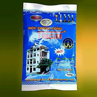 Bột thông cống tracatu gói 100g ăn mòn cực nhanh