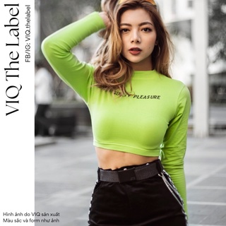 Áo thun có cổ tay dài guilty pleasure phản quang