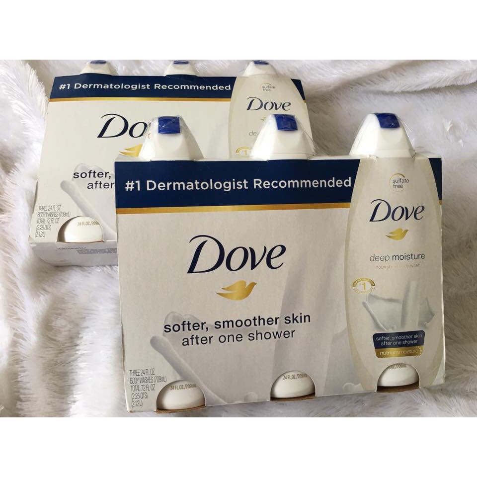 Sữa tắm dưỡng ẩm DOVE MỸ Deep Moisture - 709ml