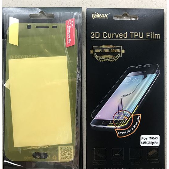 Miếng dán dẻo Vmax full màn hình cho Samsung Galaxy S6 Edge Plus