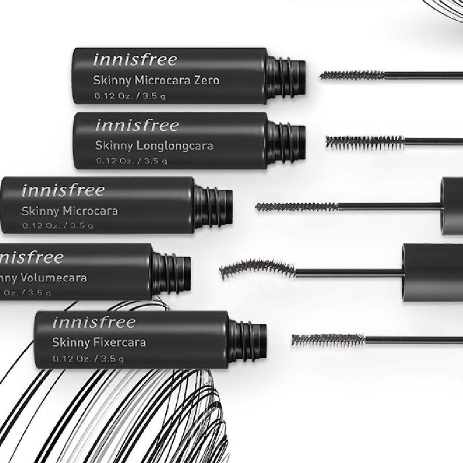 Mascara chuốt mi Skinny Microcara Zero Innisfree,Skinny LongLongCara, Skinny Microcara