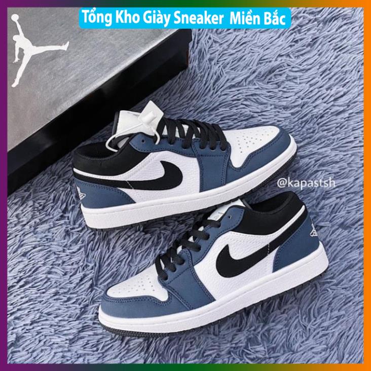 Giày thể thao Jordan NAVY Xanh Than Cổ Cao Cổ Thấp Nam Nữ cực chất dễ phối đồ FullBox -1_yhg