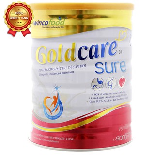 Sữa bột GoldCare Sure 900G – dinh dưỡng đầy đủ cho người lớn tuổi