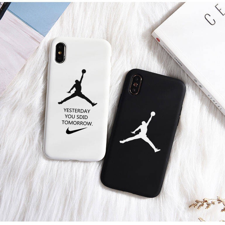 Ốp lưng điện thoại di động Apple 11pro Xsmax Nike 7Plus Nam iphonexR nhỏ mờ XS chống rơi 6s nữ 8plus