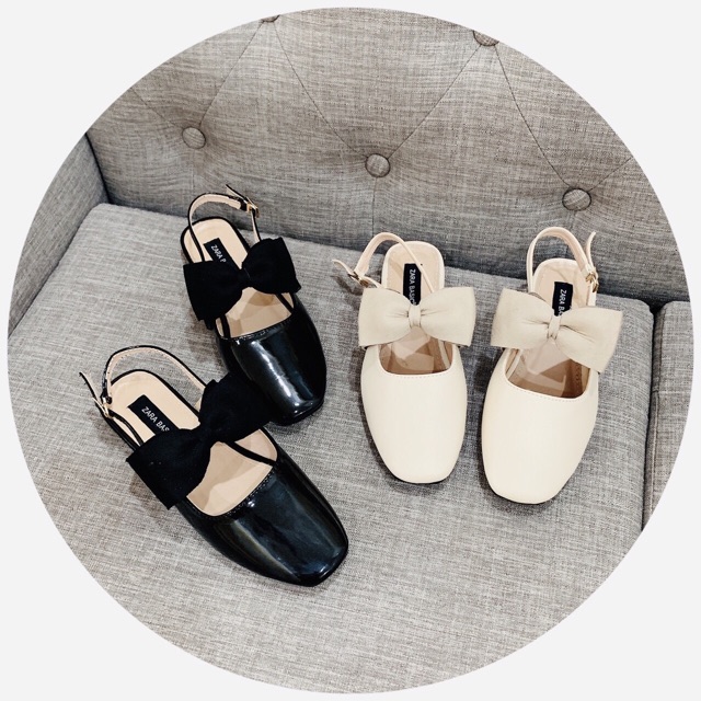 Giày nơ tiểu thư phong cách vintage | BigBuy360 - bigbuy360.vn