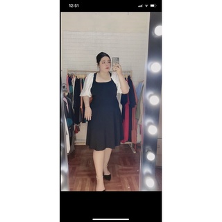 Váy tay phồng trắng bigsize 80-140kg