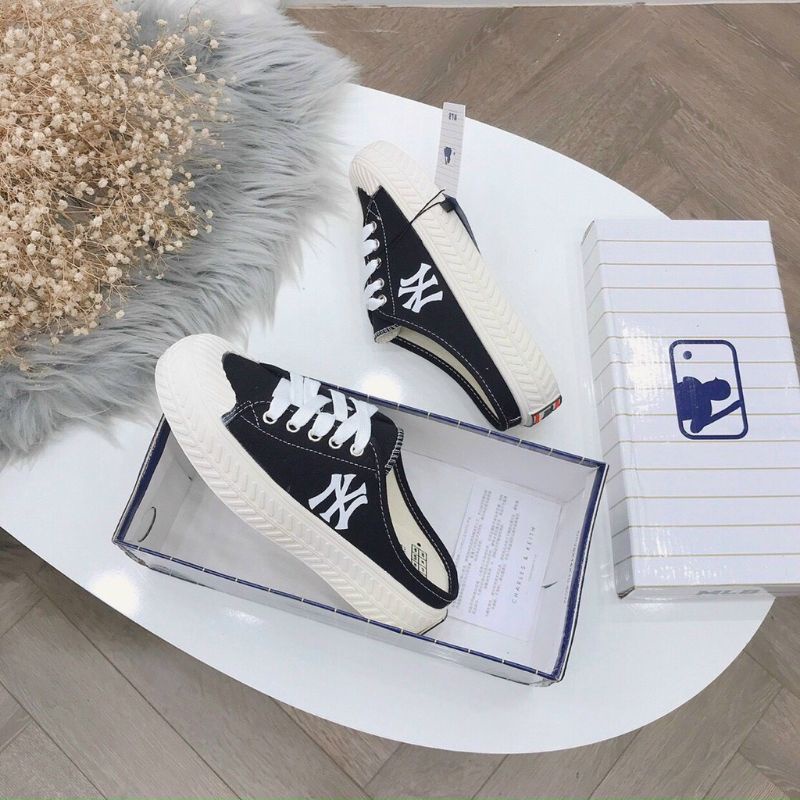 Lo(ẢNH THẬT) Giày Sục Thể Thao Chữ N.Y Chất Xịn Êm Fullbox Hãng Cao Cấp