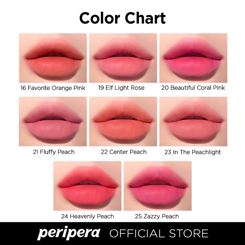 Son Kem Lì Peripera Ink Airy Velvet Hàn Quốc