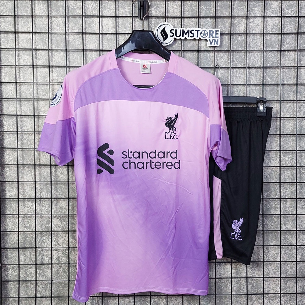 Áo đá banh CLB Liverpool Tím - Bộ thể thao 2022