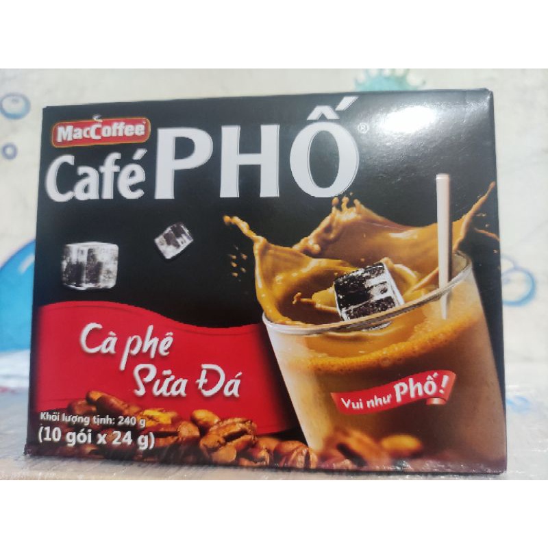 Cà phê PHỐ sữa đá hộp 10 gói*24g | BigBuy360 - bigbuy360.vn