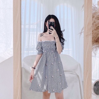 ĐẦM SỌC TRỄ VAI NHÚN CHỈ