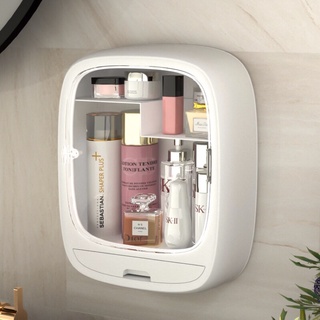 Tủ đựng mỹ phẩm, tủ đựng đồ trang điểm mini dán tường